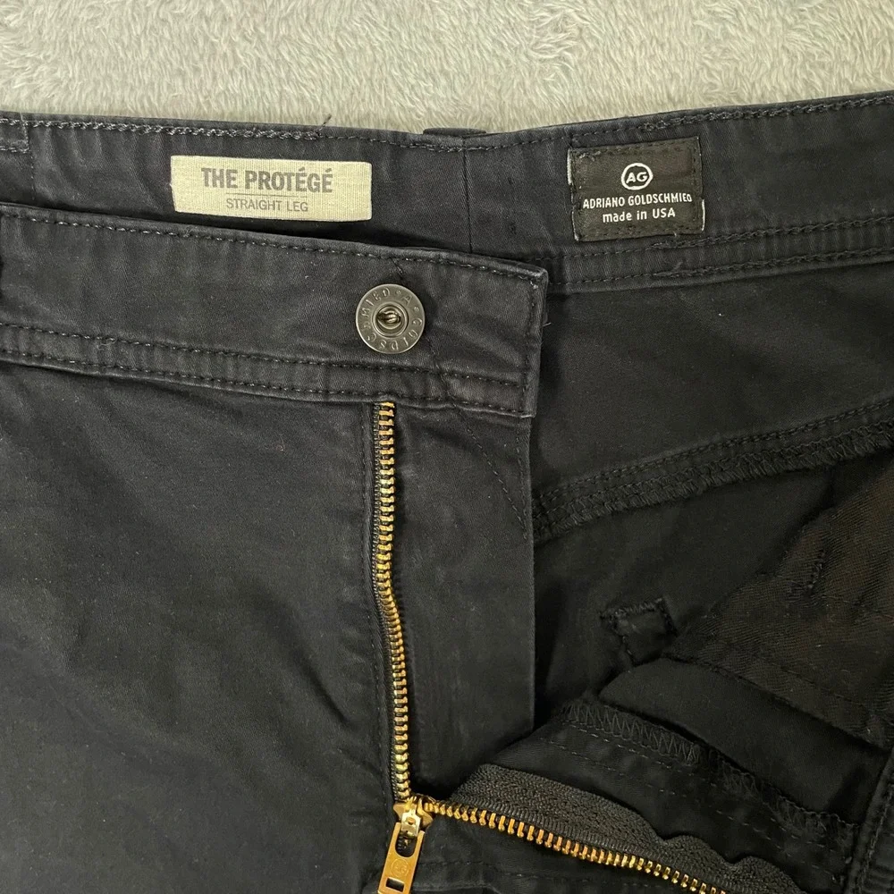 AG Adriano Goldschmied Jeans Mens 38x29 Black The Protege Straight Leg Pants